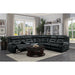 Homelegance Amite Power Reclining Leather Match 6 pc Sectional 8229DG-LRPW/8229DG-AC/8229DG-CR/8229DG-AC/8229DG-CN/8229DG-RRPW IMAGE 6