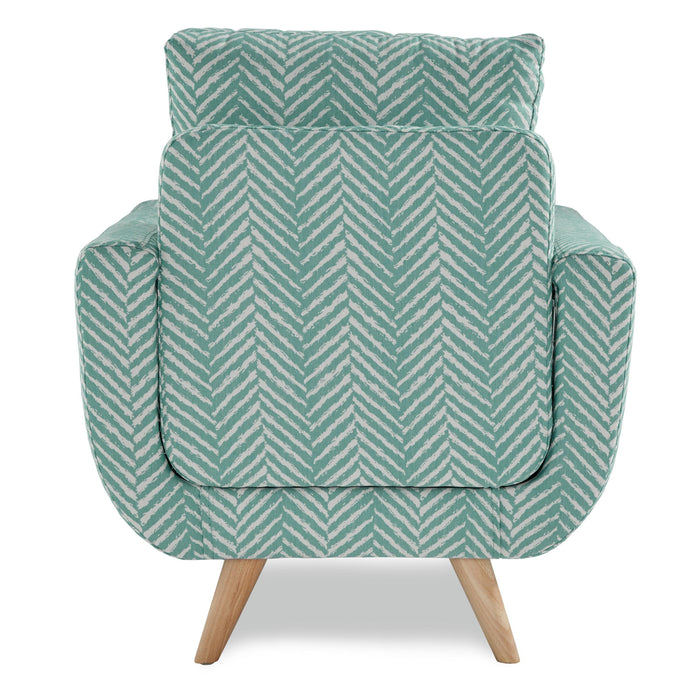 Homelegance Deryn Stationary Fabric Accent Chair 8327TL-1S IMAGE 3