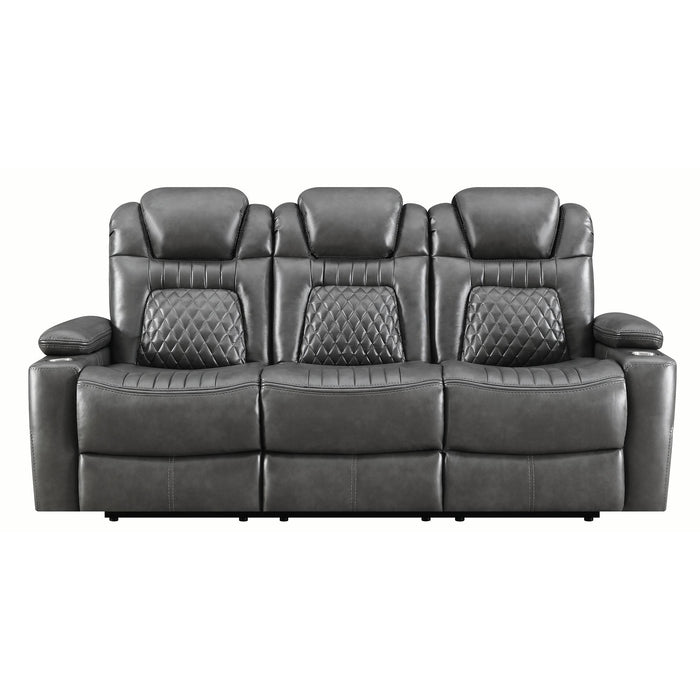 Coaster Furniture Korbach Power Reclining Faux Leather Sofa 603414PP IMAGE 2