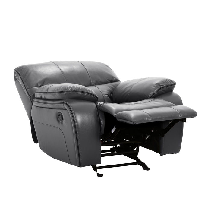 Homelegance Pecos Glider Leather Match Recliner 8480GRY-1 IMAGE 5