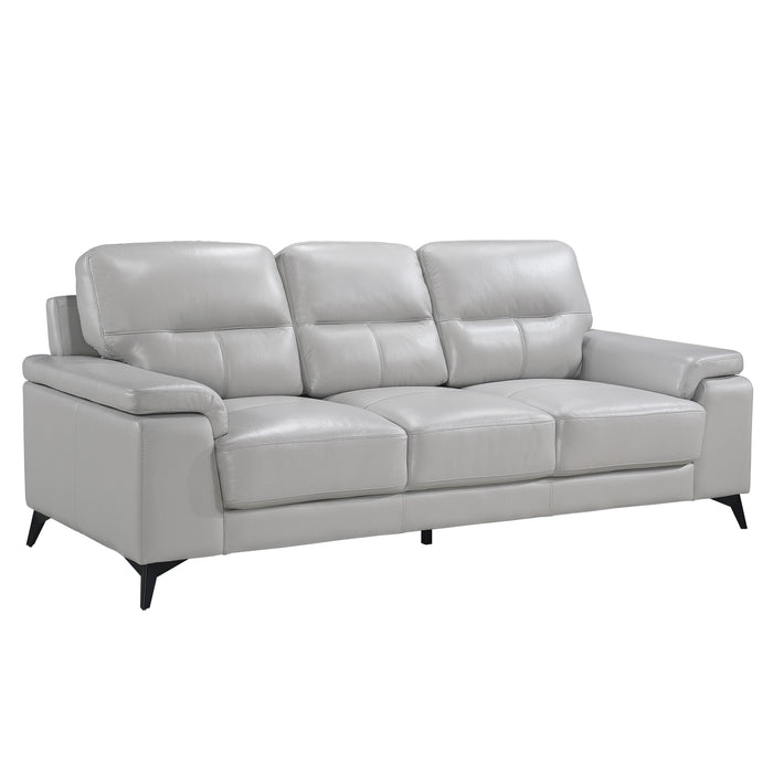 Homelegance Mischa Stationary Leather/Fabric Sofa 9514SVE-3 IMAGE 2