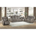 Homelegance Kennett Power Leather/Leather Match Loveseat 9528BRG-2PWH IMAGE 6