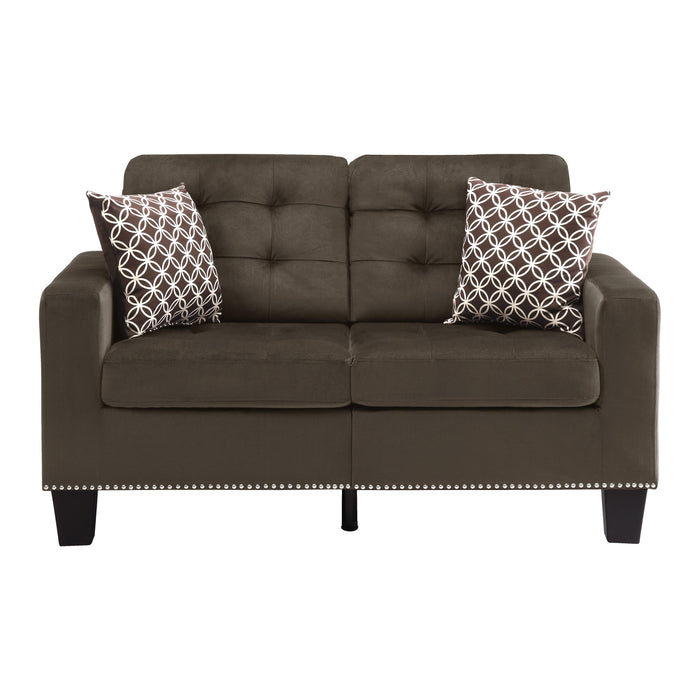 Homelegance Lantana Stationary Fabric Loveseat 9957CH-2 IMAGE 1