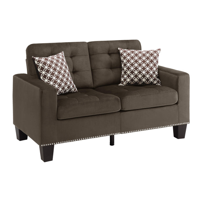 Homelegance Lantana Stationary Fabric Loveseat 9957CH-2 IMAGE 2