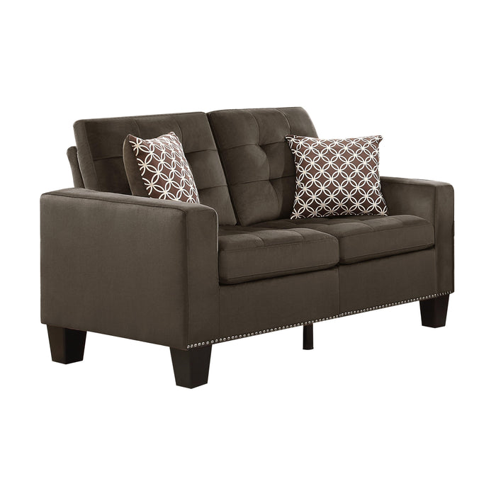 Homelegance Lantana Stationary Fabric Loveseat 9957CH-2 IMAGE 3