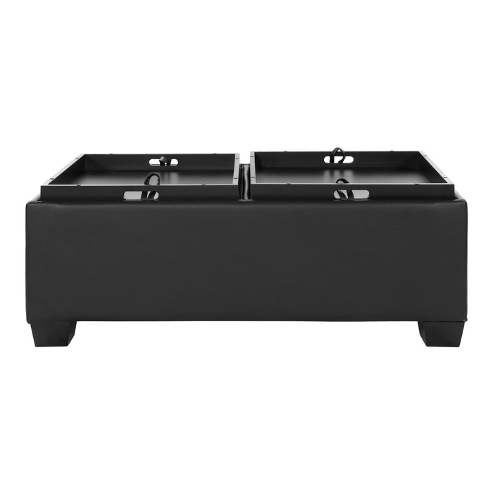 Homelegance Vega Polyurethane Storage Ottoman 458B-PU IMAGE 10