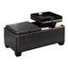 Homelegance Vega Polyurethane Storage Ottoman 458B-PU IMAGE 12