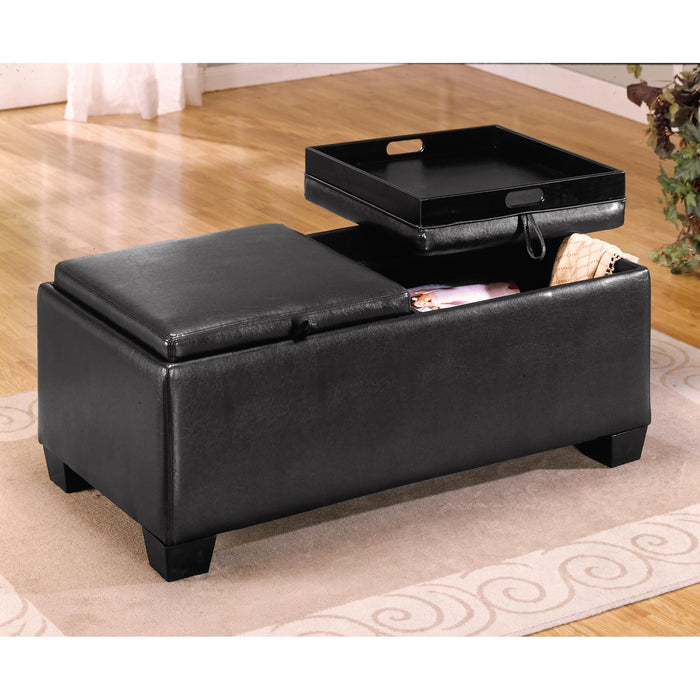 Homelegance Vega Polyurethane Storage Ottoman 458B-PU IMAGE 14