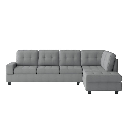 Homelegance Maston Fabric 2 pc Sectional 9507GRY*SC IMAGE 1