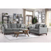 Homelegance Blue Lake Stationary Fabric Sofa 9806GRY-3 IMAGE 5