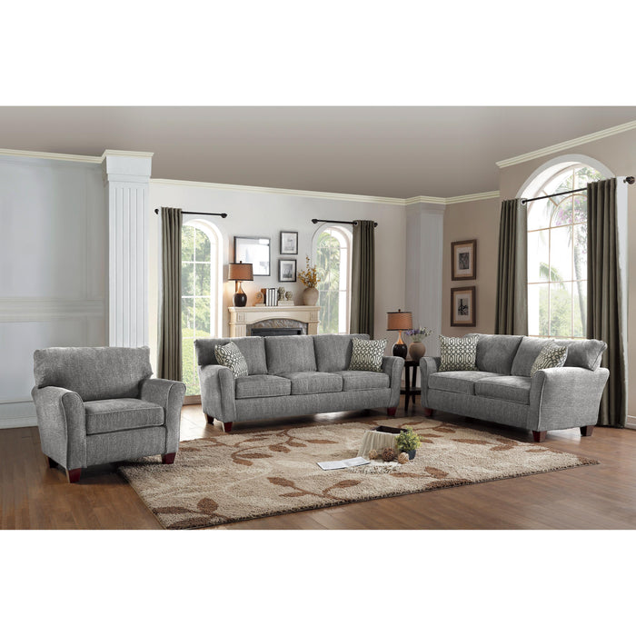 Homelegance Alain Stationary Fabric Sofa 8225NGY-3 IMAGE 5