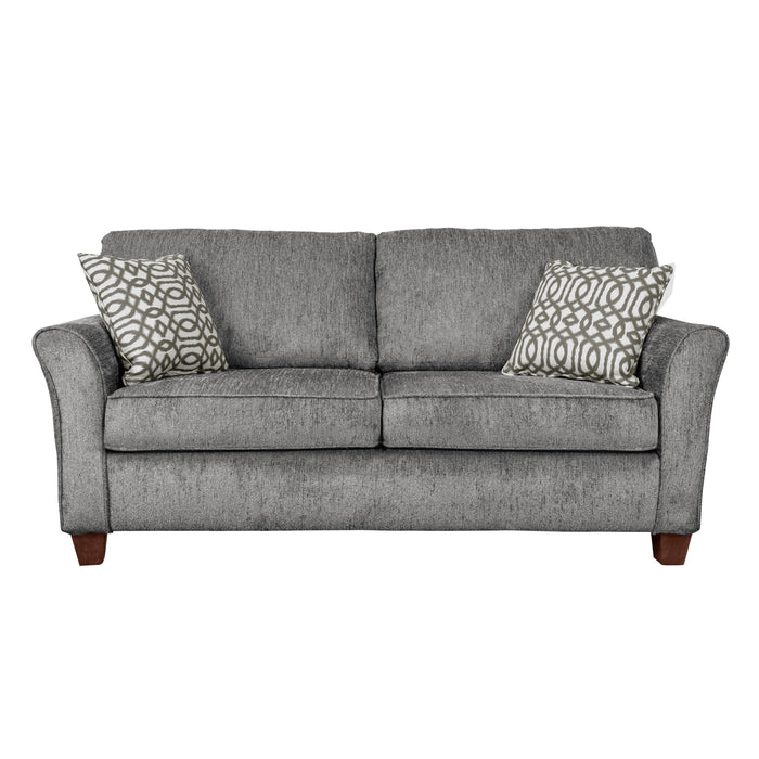 Homelegance Alain Stationary Fabric Loveseat 8225NGY-2 IMAGE 1