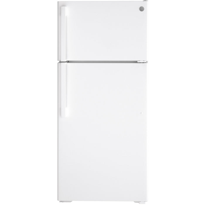 GE 16.6 cu. ft. Top Freezer Refrigerator GTE17GTNRWW IMAGE 1