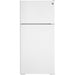 GE 16.6 cu. ft. Top Freezer Refrigerator with recessed handle GPE17CTNRWW IMAGE 1