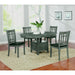 Coaster Furniture Oval Lavon Dining Table with Pedestal 108211 IMAGE 4