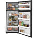 GE 28-inch, 17.5 cu. ft. Top-Freezer Refrigerator GTE18DTNRBB IMAGE 3