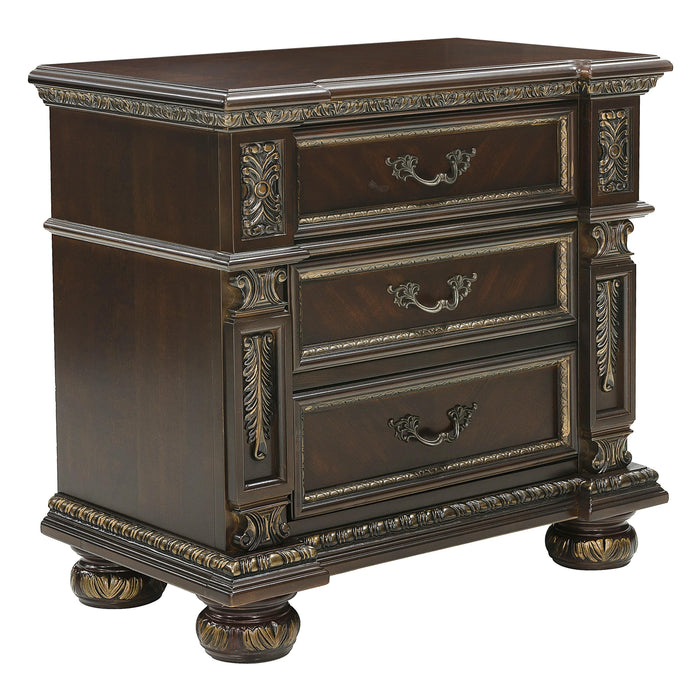 Homelegance Catalonia 3-Drawer Nightstand 1824-4 IMAGE 2