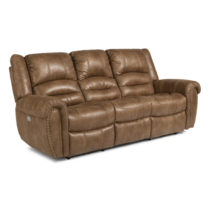 Flexsteel Downtown Power Reclining Fabric Sofa 1710-62PH-349-72 IMAGE 2