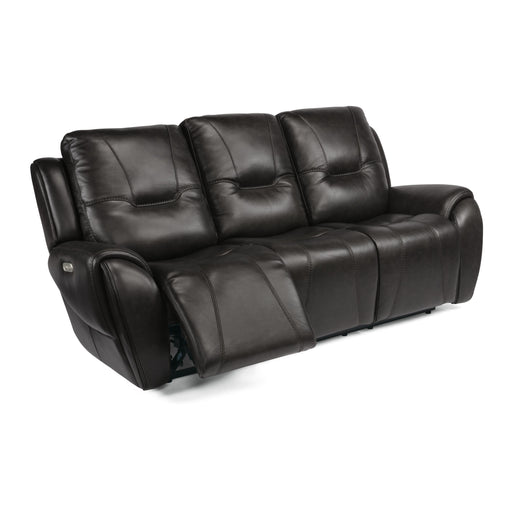 Flexsteel Trip Power Reclining Leather Match Sofa 1134-63PH 297-02 IMAGE 1