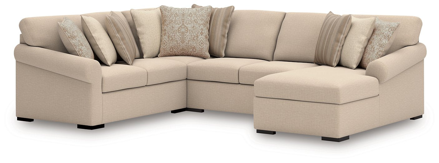 LadyMae Sectional with Chaise - BWO Furniture & Mattresses