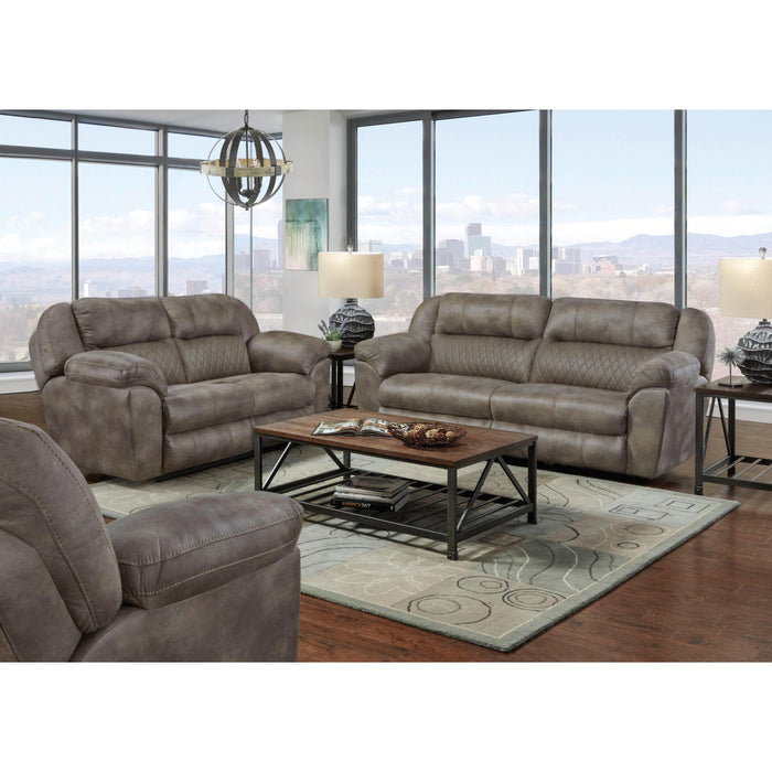 Catnapper Flynn Power Reclining Leather Look Loveseat 762452-6 1455-19/1456-19 IMAGE 2