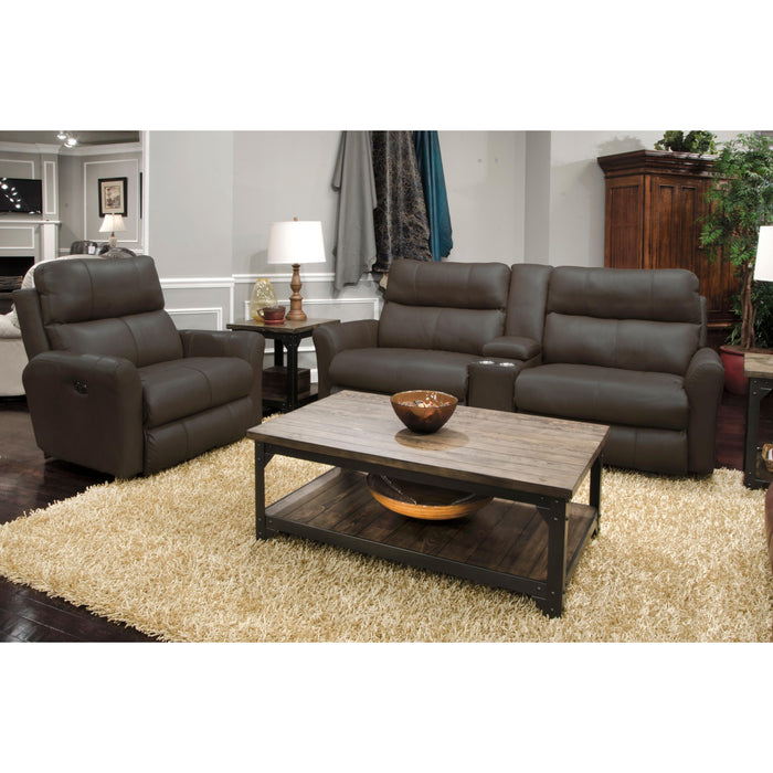 Catnapper Mara Power Leather Match Recliner with Wall Recline 874750-7 1225-09/3025-09 IMAGE 2