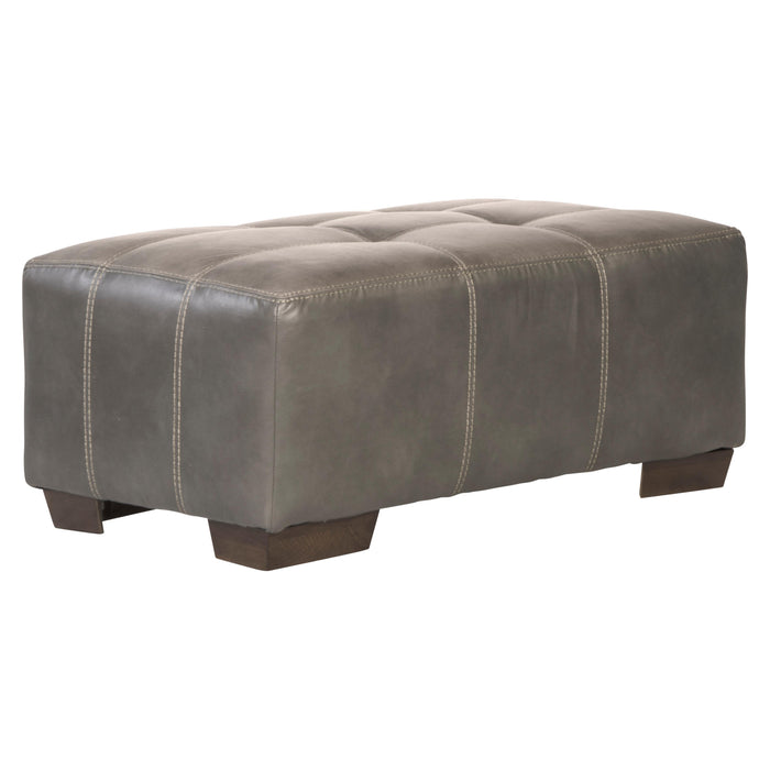 Jackson Furniture Drummond Leather Look Ottoman 4296-10 1152-18/1300-28 IMAGE 1