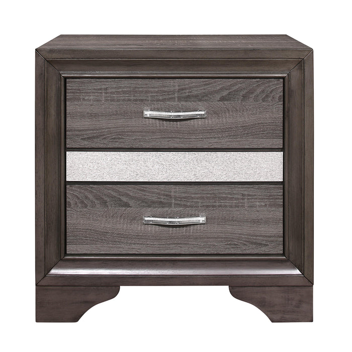 Homelegance Luster 2-Drawer Nightstand 1505-4 IMAGE 1