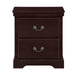 Homelegance Seabright 2-Drawer Nightstand 1519CH-4 IMAGE 1