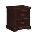 Homelegance Seabright 2-Drawer Nightstand 1519CH-4 IMAGE 2