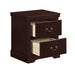 Homelegance Seabright 2-Drawer Nightstand 1519CH-4 IMAGE 3