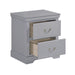 Homelegance Seabright 2-Drawer Nightstand 1519GY-4 IMAGE 3