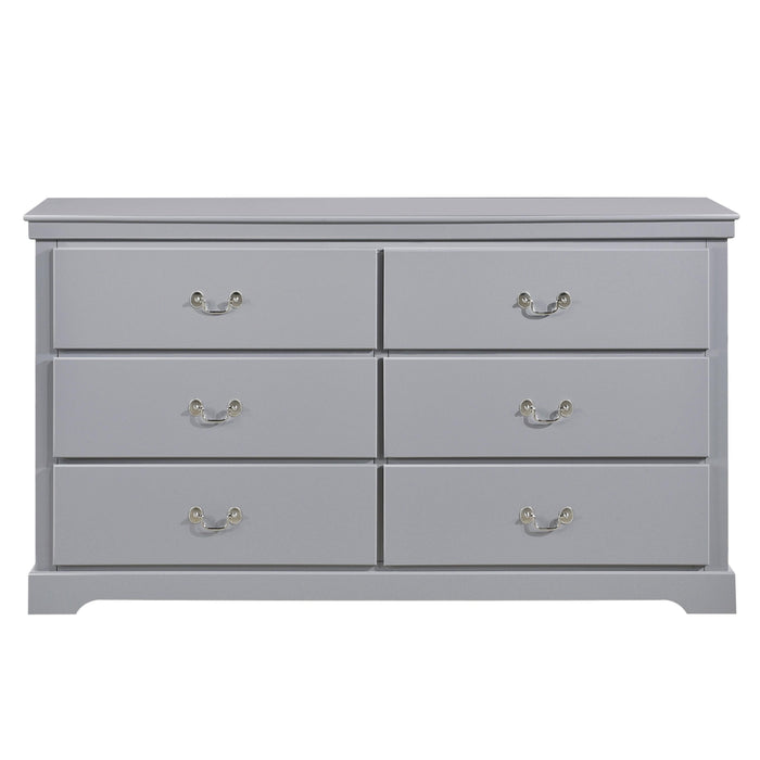 Homelegance Seabright 6-Drawer Dresser 1519GY-5 IMAGE 1