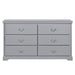 Homelegance Seabright 6-Drawer Dresser 1519GY-5 IMAGE 1