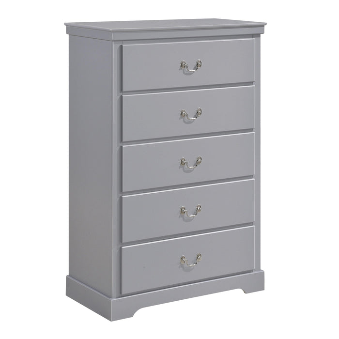 Homelegance Seabright 5-Drawer Chest 1519GY-9 IMAGE 2