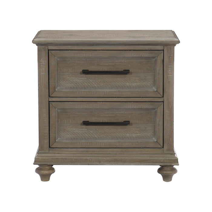 Homelegance Cardano 2-Drawer Nightstand 1689BR-4 IMAGE 1