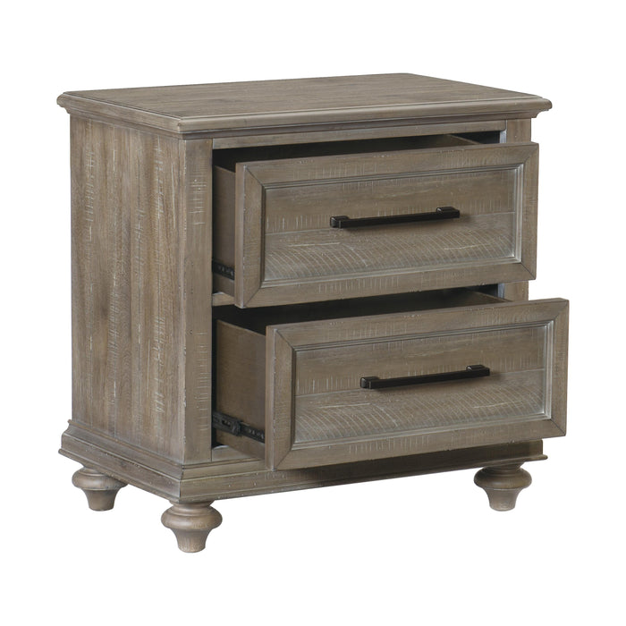 Homelegance Cardano 2-Drawer Nightstand 1689BR-4 IMAGE 3