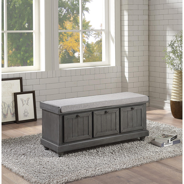 Homelegance Woodwell Storage Bench 4586DG IMAGE 3