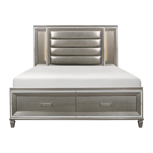 Homelegance Tamsin Queen Platform Bed with Storage 1616-1* IMAGE 1