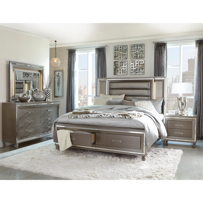 Homelegance Tamsin Queen Platform Bed with Storage 1616-1* IMAGE 4