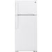 GE 28-inch, 17.5 cu.ft. Freestanding Top Freezer Refrigerator with LED Lighting GTS18GTNRWW IMAGE 1