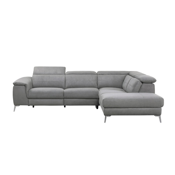 Homelegance Cinque Power Reclining Fabric 2 pc Sectional 8256FBR-LPW/8256FBR-R IMAGE 1