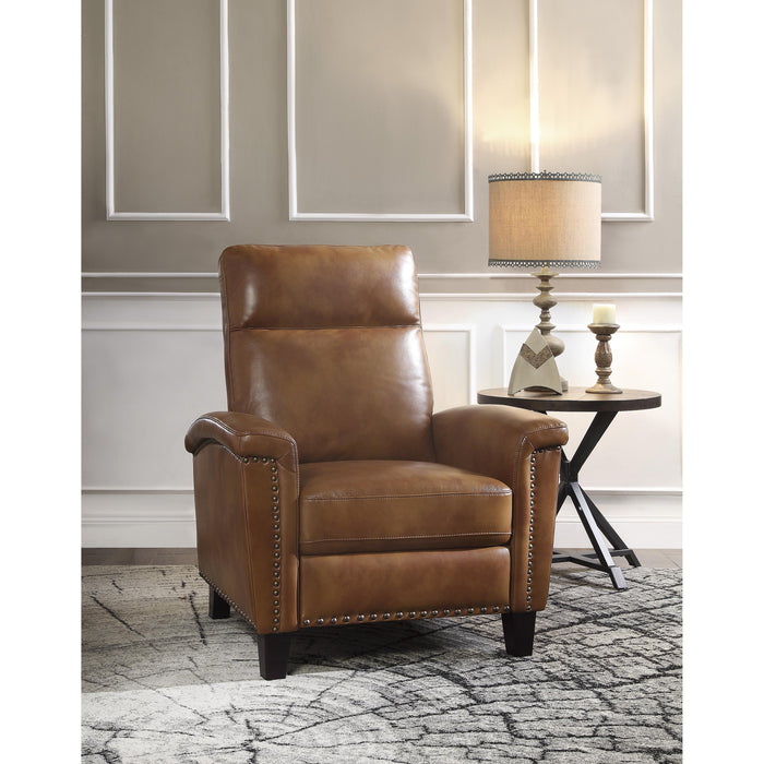 Homelegance Weiser Leather Look Recliner 9400BRW-1 IMAGE 5