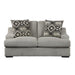 Homelegance Orofino Stationary Fabric Loveseat 9404GY-2 IMAGE 1