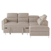 Homelegance Viggo Fabric 3 pc Sectional 9568BE-L/9568BE-R/9568BE-4 IMAGE 4