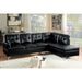 Homelegance Barrington Leather Look 2 pc Sectional 8378BLK* IMAGE 2