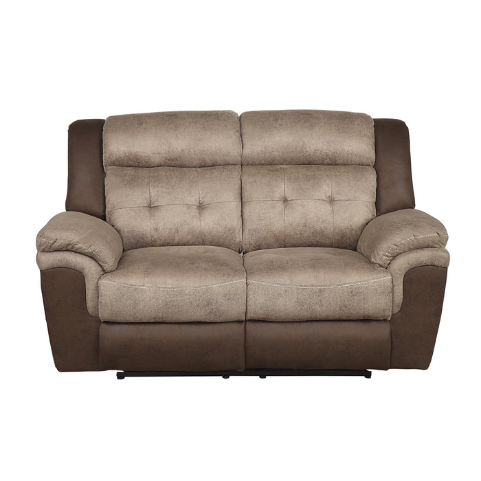 Homelegance Chai Reclining Fabric Loveseat 9980-2 IMAGE 1