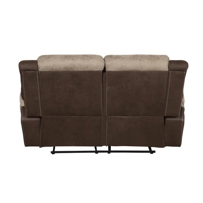 Homelegance Chai Reclining Fabric Loveseat 9980-2 IMAGE 3