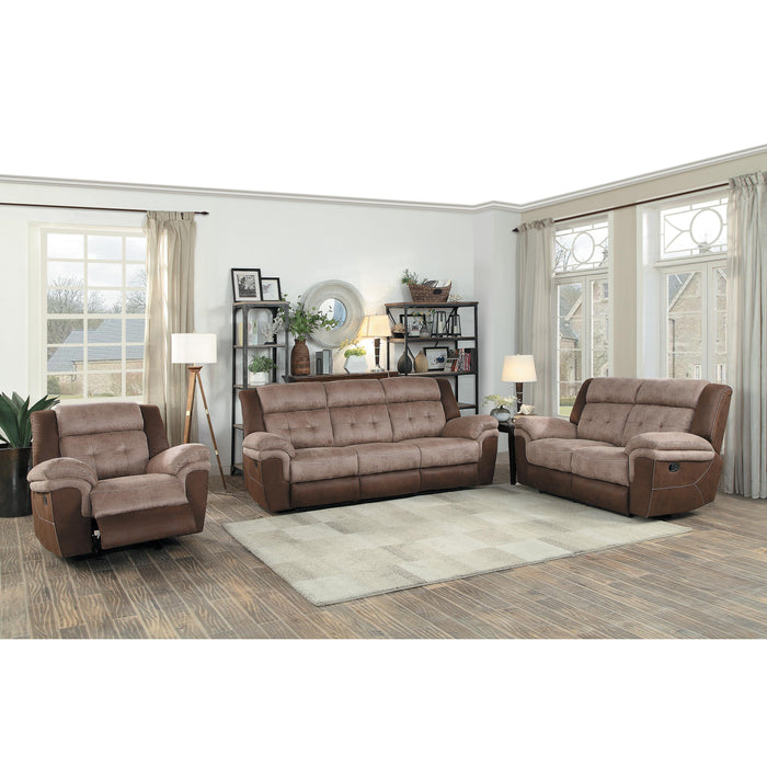 Homelegance Chai Reclining Fabric Loveseat 9980-2 IMAGE 6