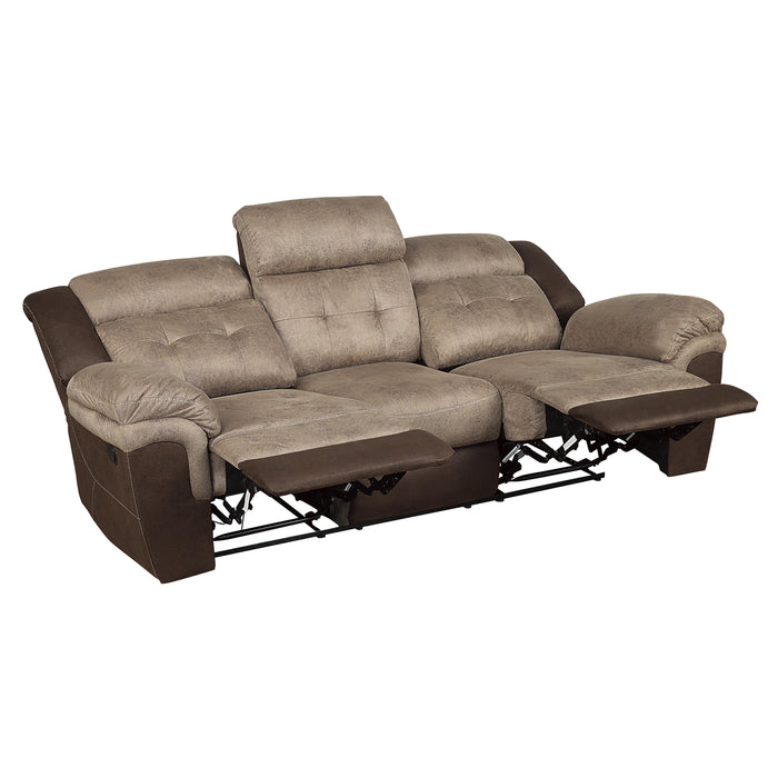 Homelegance Chai Reclining Fabric Sofa 9980-3 IMAGE 4